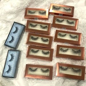 Lilly Lashes & Huda Beauty Lashes NEW bundle of 12